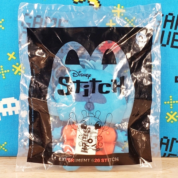McDonalds Disney's LILO & Stitch HTF Exclusive Experiment 626 Action Plush NEW - Picture 5 of 5